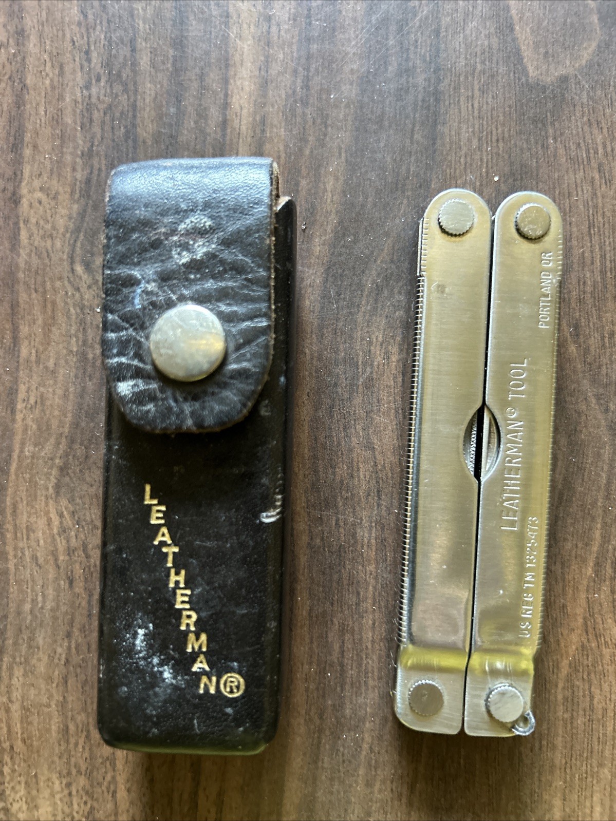 Vintage Original Leatherman knife Multi Tool Portland OR 0395 W/ SHEATH