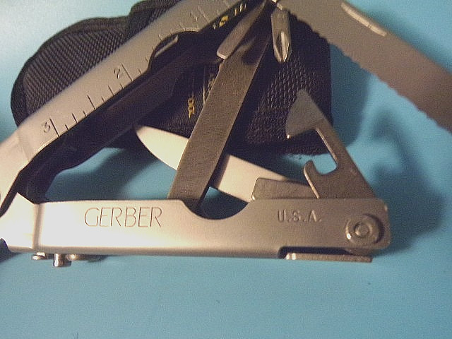 Vtg GERBER Legendary Blades Multi Plier Pocket Tool w/ Nylon Sheath New O/S USA