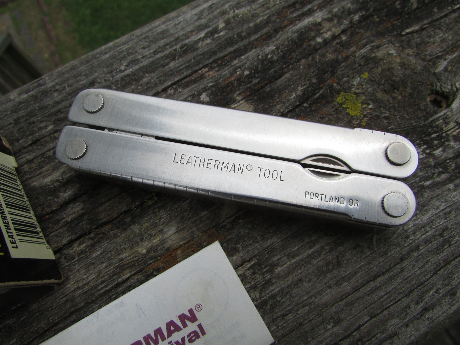Original Vintage 1995 LEATHERMAN Pocket SURVIVAL TOOL Looks UNUSED Retired NOS !