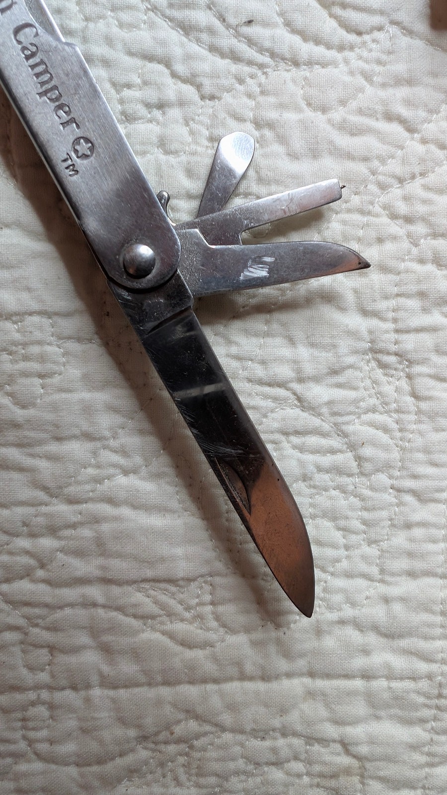 American Camper Multi-Tool with Brown Sheath