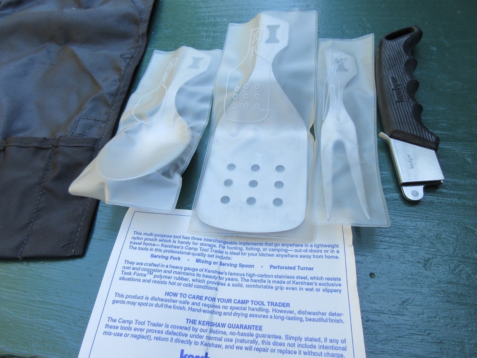 Kershaw Camp-Tool Trader Camping Utensil Set with Case