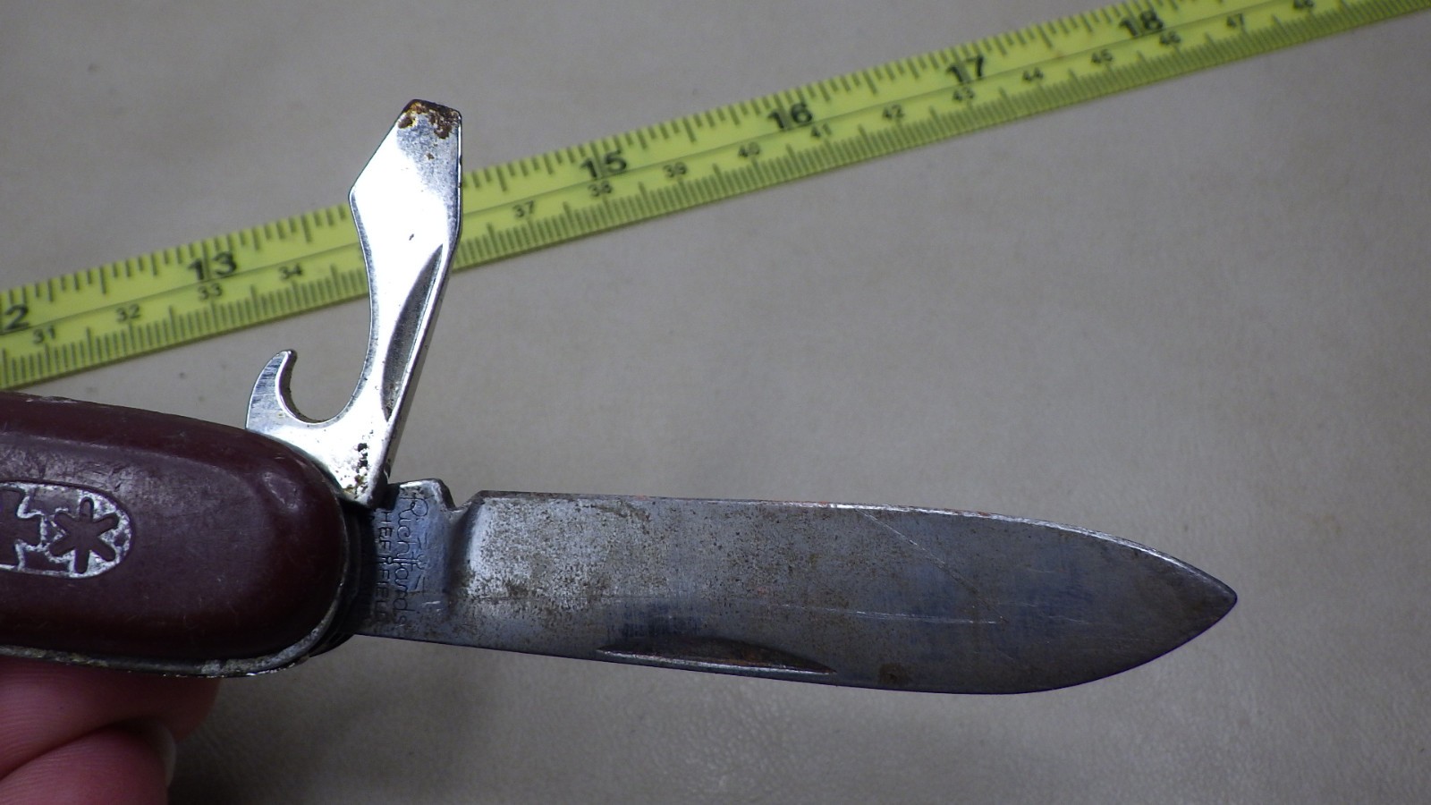 Vintage Richards Sheffield England Multi Tool Pocket Knife Swiss Army Style