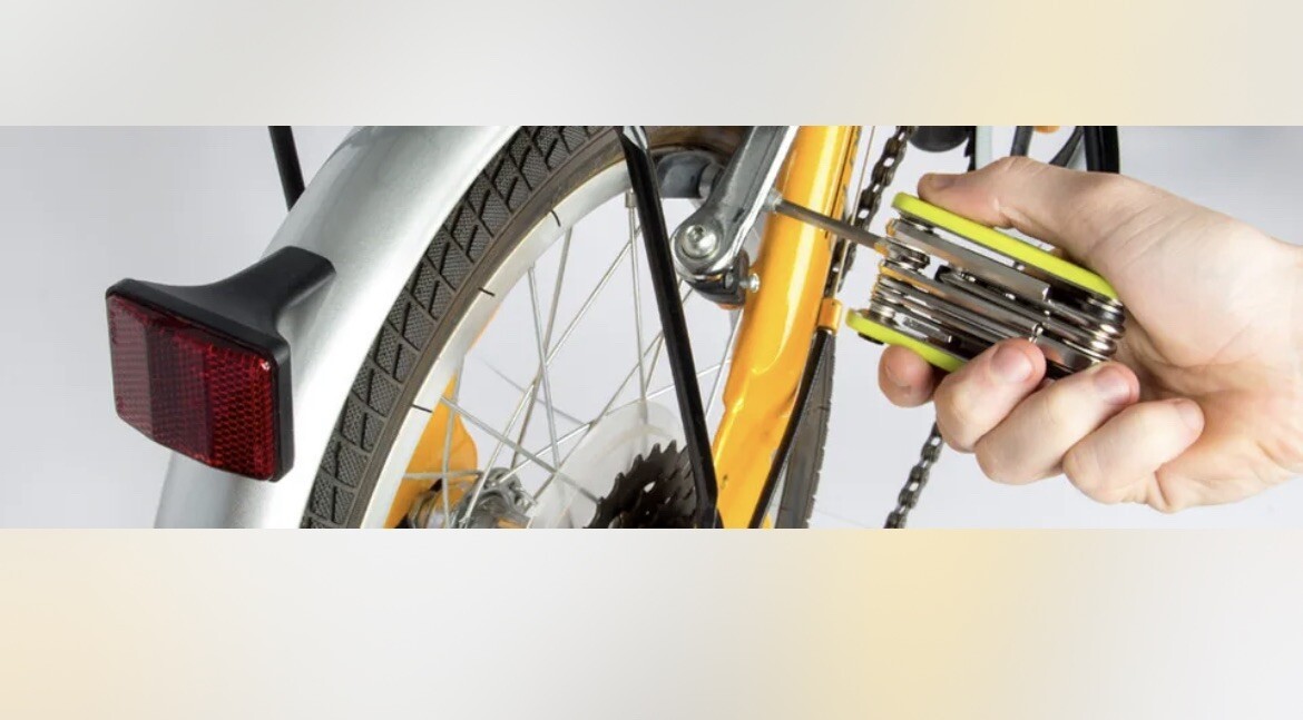 Protocol Wheel Handy Bicycle Multi Tool Neon Green New 15 Functions Nylon Case