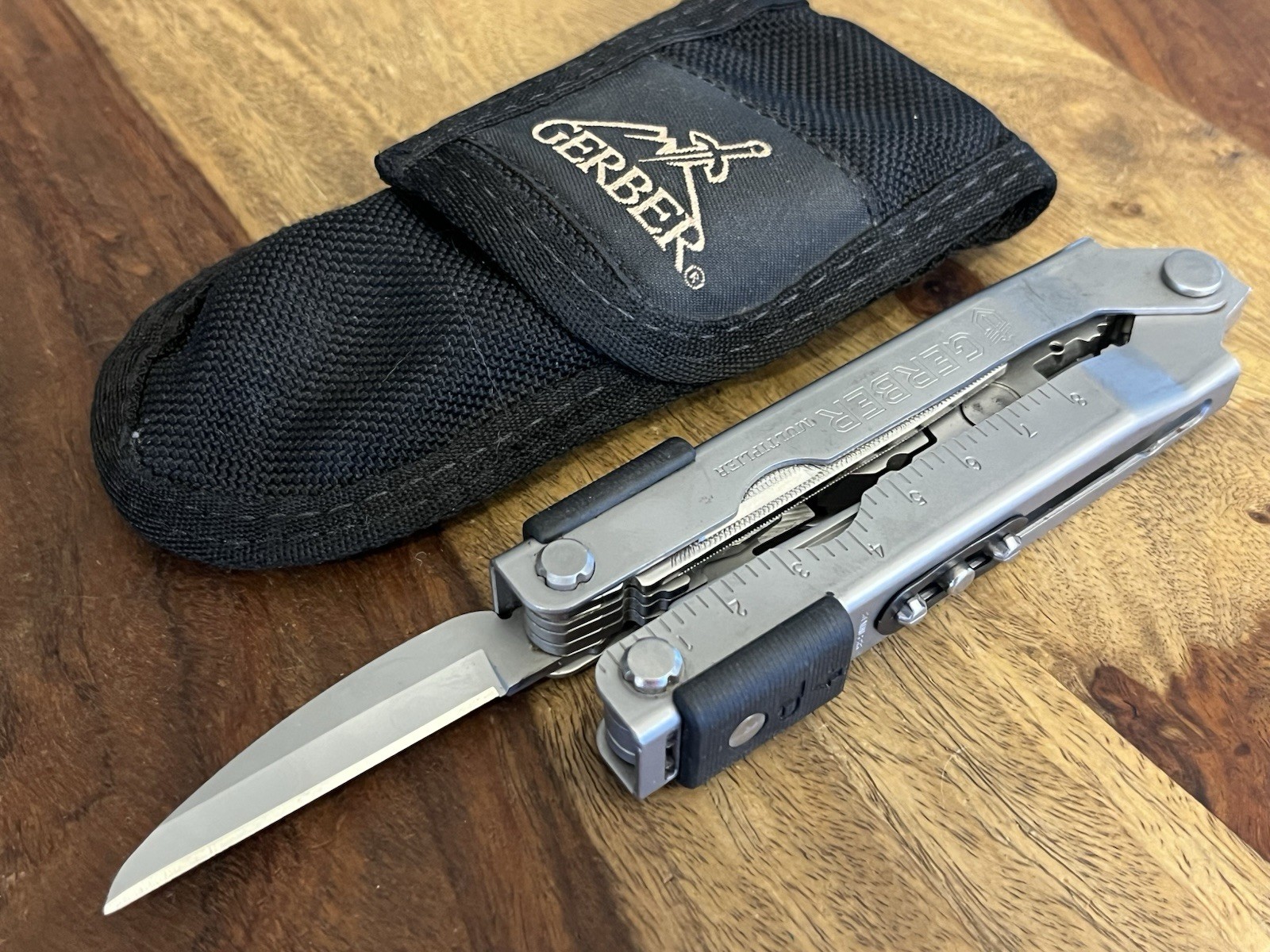 USA Gerber MP600 Blunt Nose Multitool w/Molle Sheath SUPER NICE TSA Confiscated