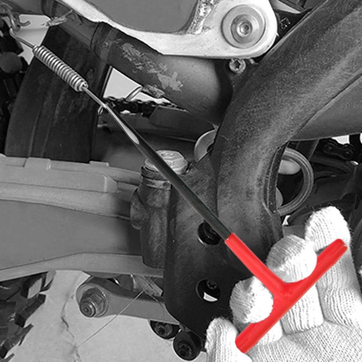 1 Piece Spring Hook Wrench, Spring Removal and Mounting Hook, Motorcycle and El…
