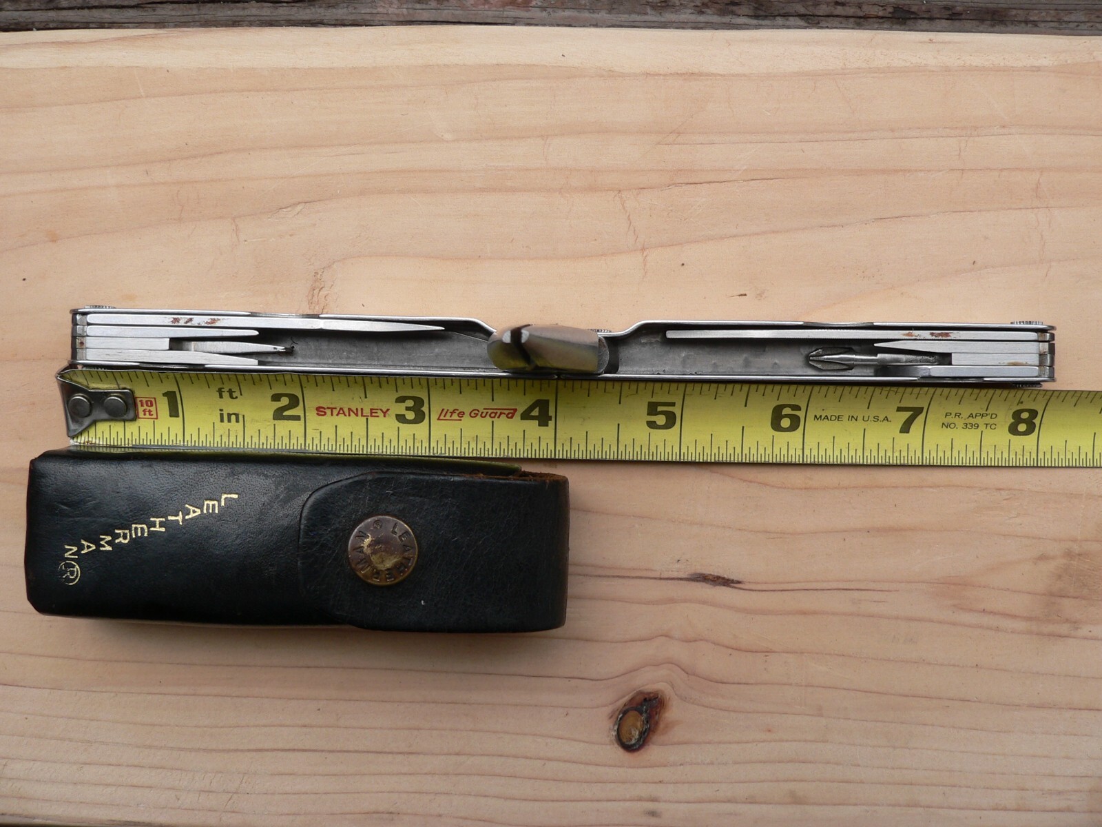Leatherman No. 9680 Multi Tool with Leather Sheath Made in USA