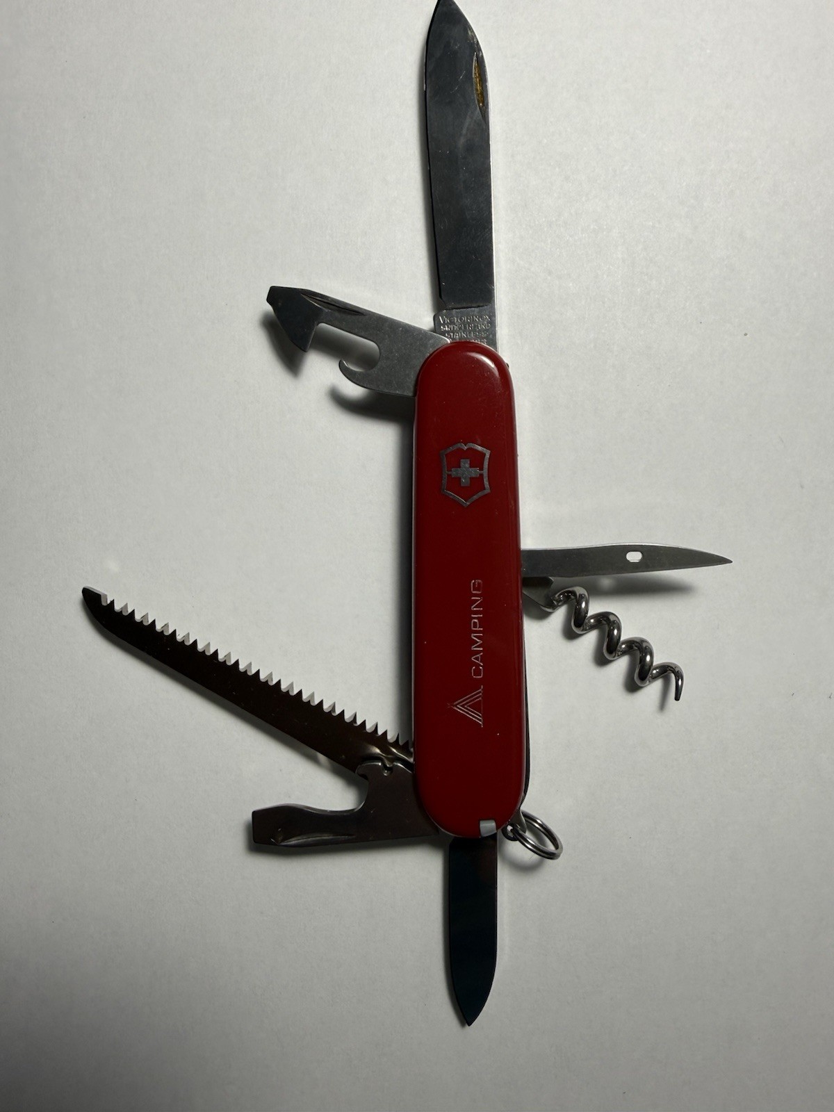 Victorinox Swiss Army Knife “Camper” model, Red
