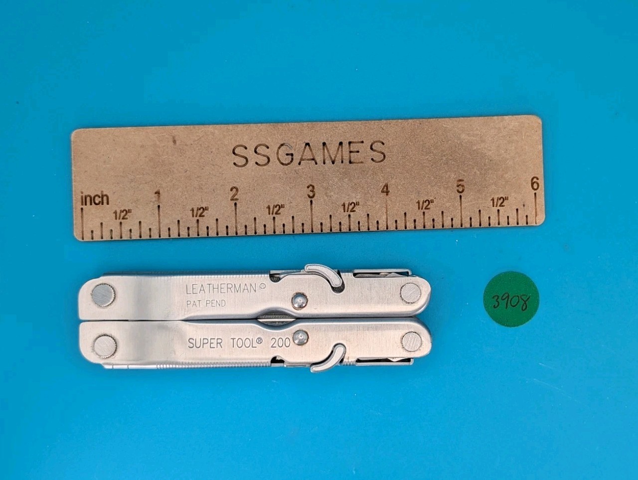 Vintage LEATHERMAN Super TOOL 200 Multi Tool! 02/04 Date Stamp! With Sheath!