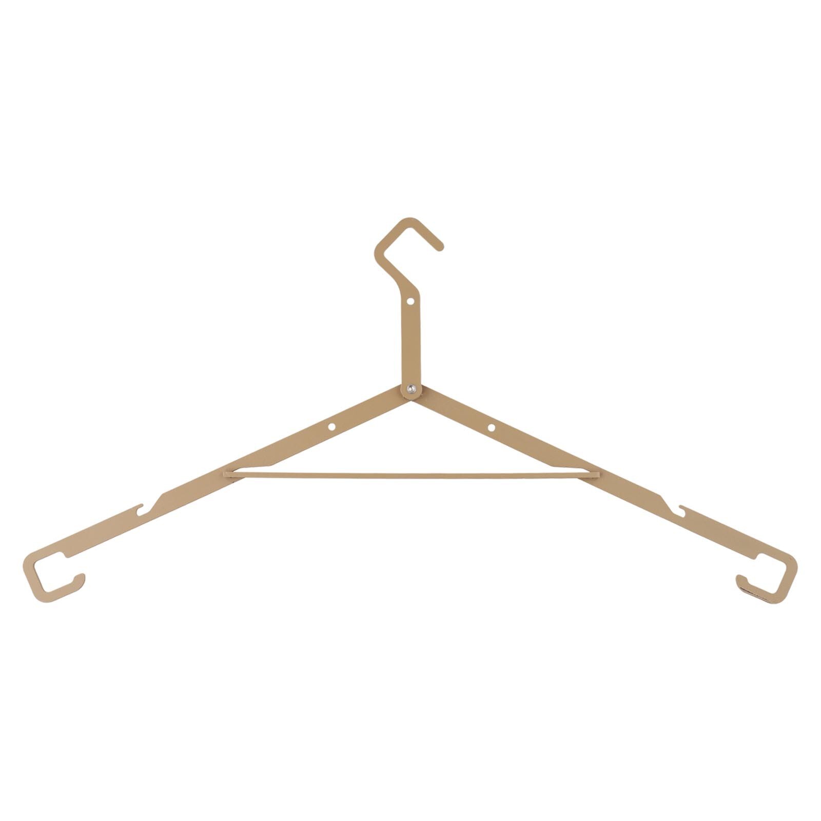 Iron Foldable Clothes Drying Rack for Outdoor Camping Portable Metal Hanger