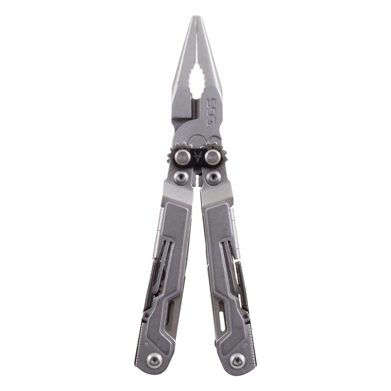 SOG Powerpint Silver Needlenose Pliers Scissors Knife MultiTool Pliers PP1001-CP