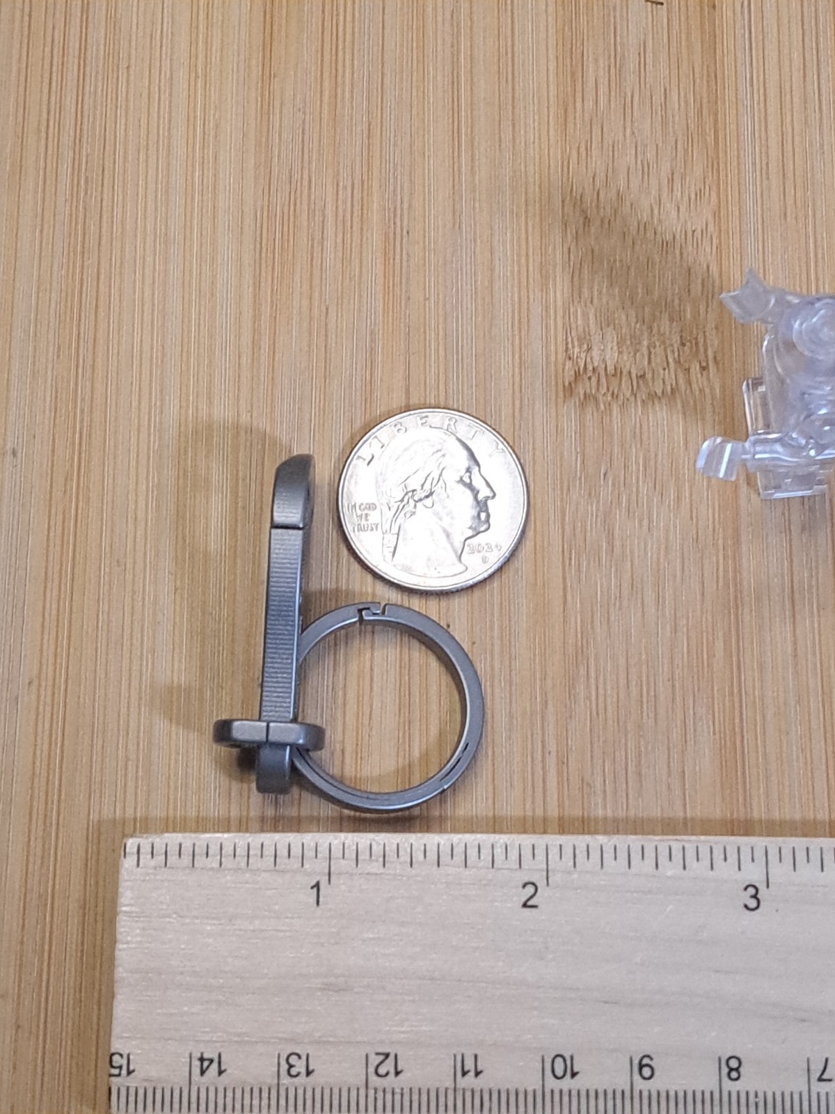 Mini EDC Titanium Carabiner Keychain With Built-in Bottle Opener