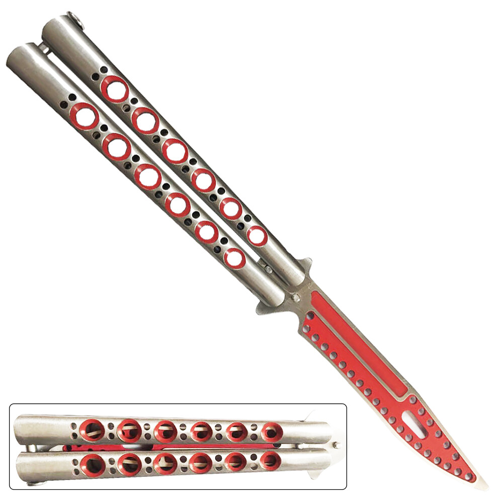 Non-Sharp Trainer Style Red and Silver Blade Ltd. Edition