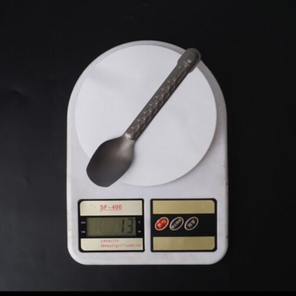 Pure Titanium Spoon / Fork Spoon Tableware Outdoor Travel Portable Meal Tool EDC