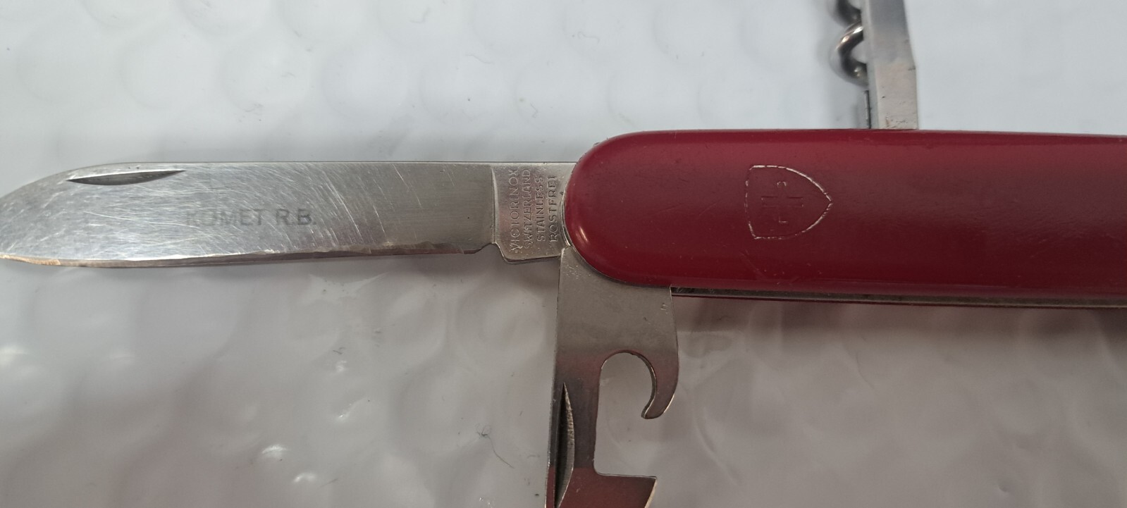 Used Victorinox Spartan 91mm Swiss Army Knife TSA actual knife pictured