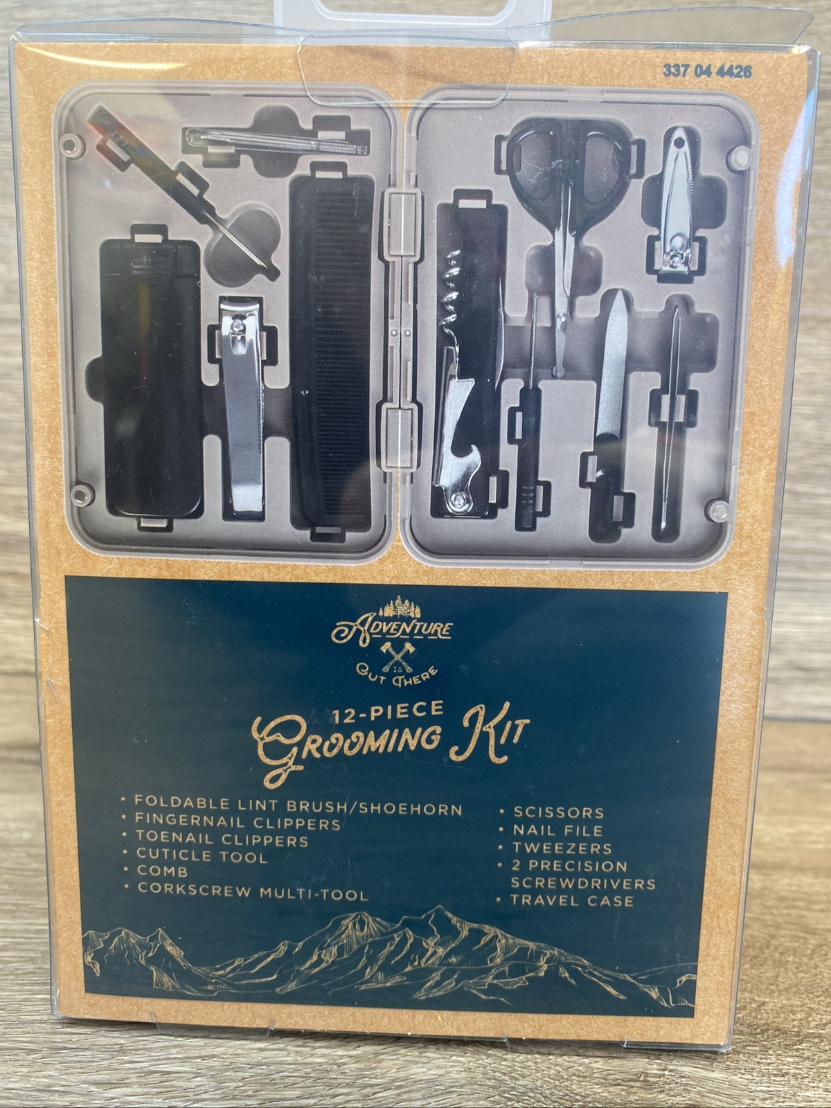 Adventure is Out There MENS GROOMING TRAVEL KIT Multi-tool Screwdrivers Clippers