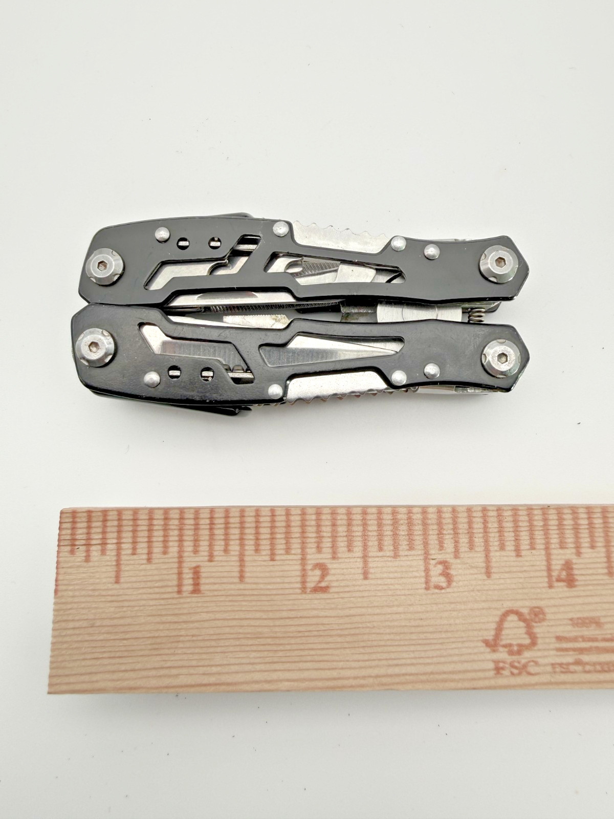 Multi Tool Pliers Knife Saw File Bottle Opener Screwdriver EDC Camping