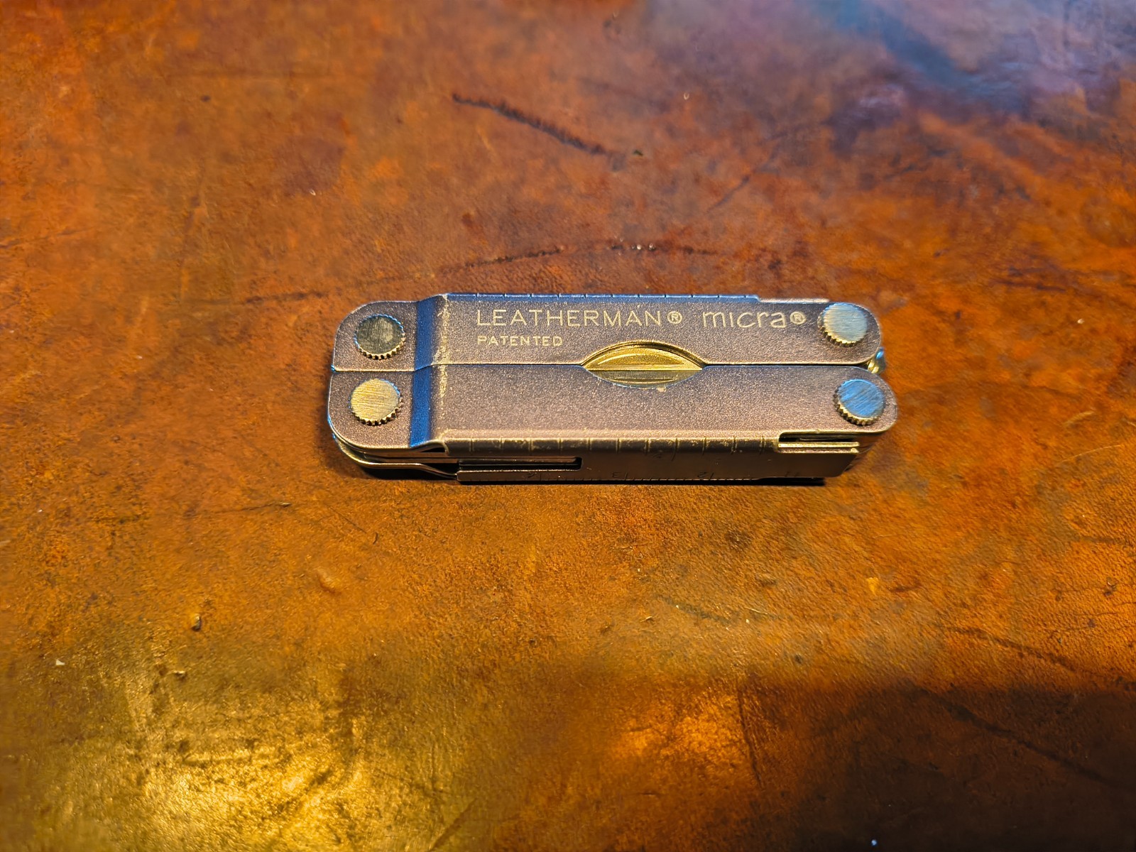 Leatherman Micra Stainless, Key Ring Size Tool, Scissors, Tweezers File Knife