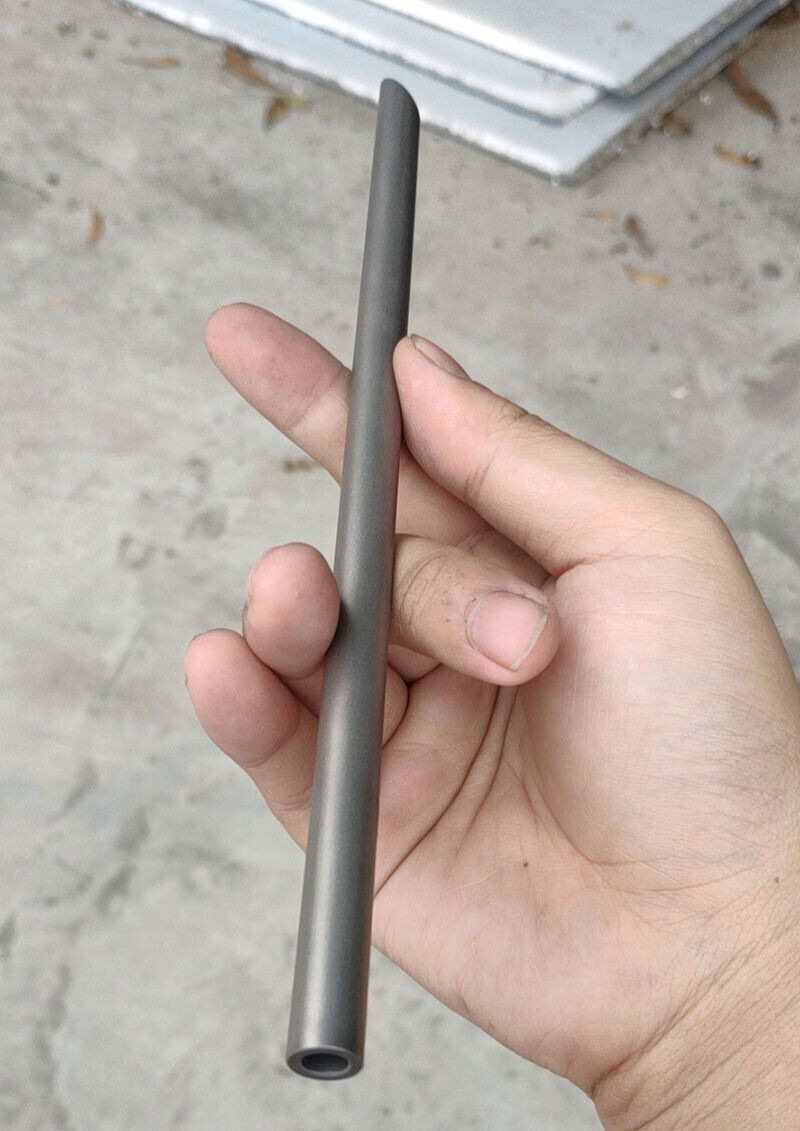 1pcs EDC TA1 Titanium Alloy Drinking Straw sucker Tableware 18cm/20cm Non Fade