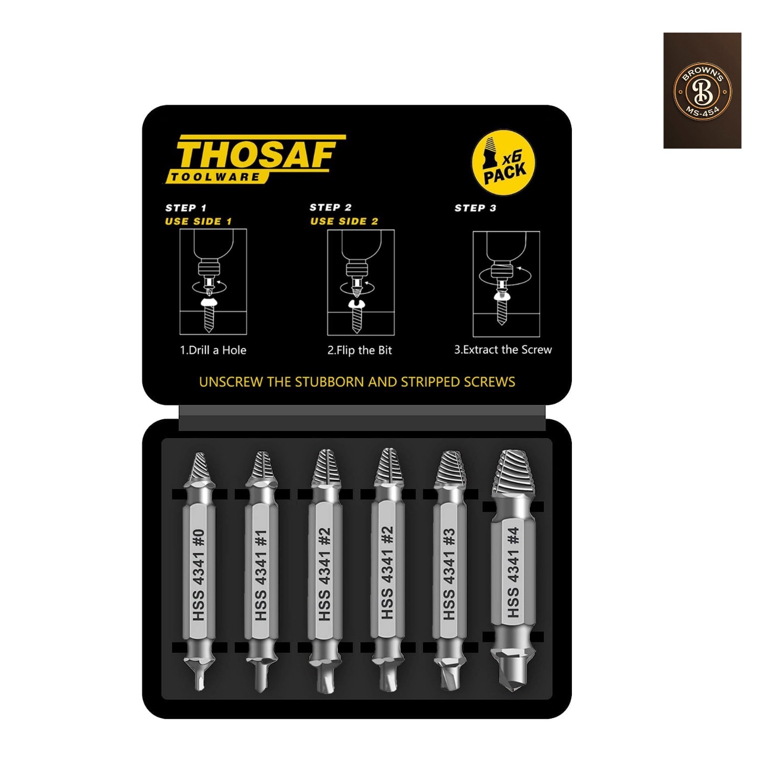 Gifts for Men, Damaged Screw Extractor Set,Fathers Day Gifts for Dad from Dau…