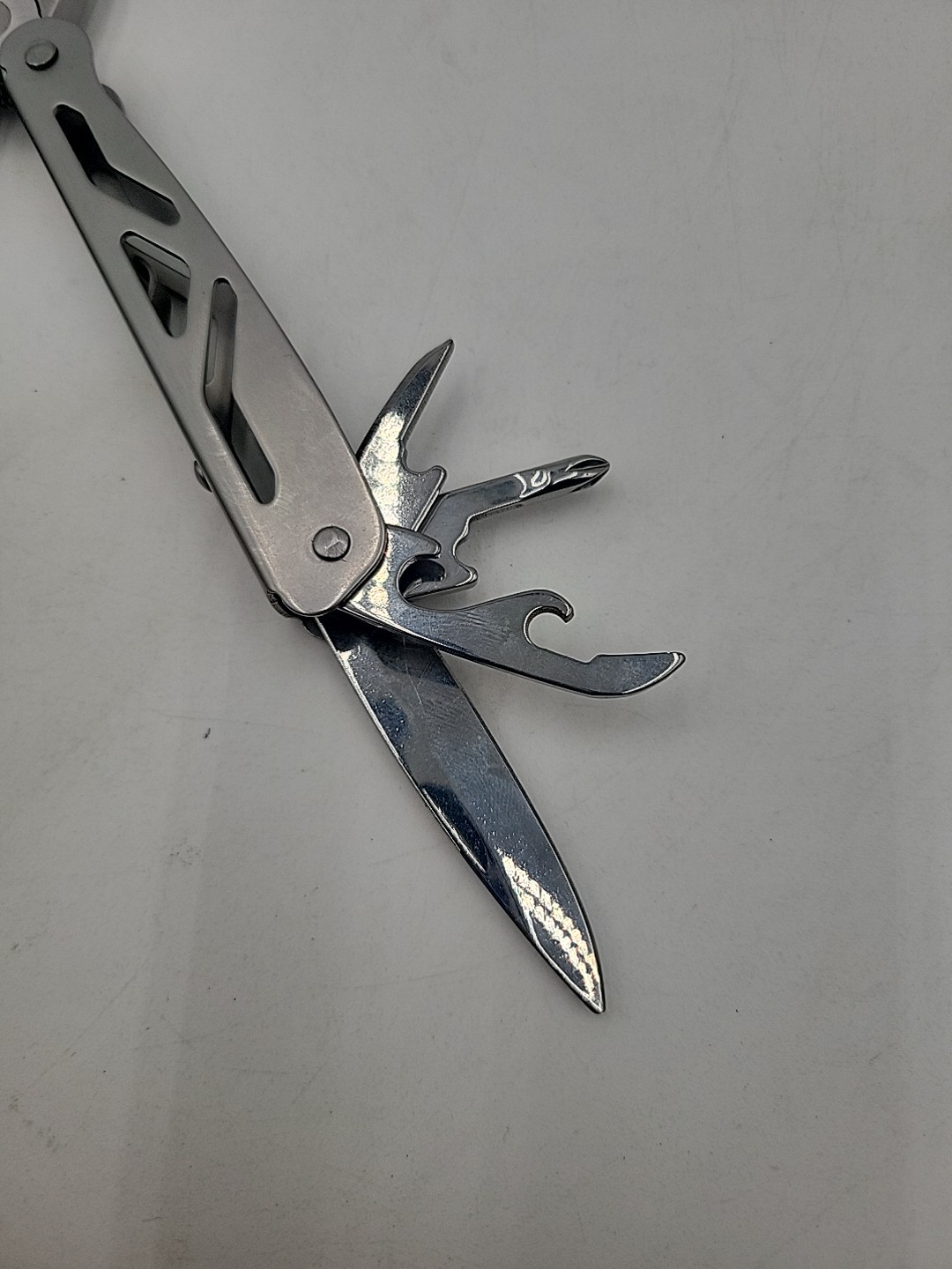 Ozark Trail 4in Multi-Tool 12-in-1 Pliers Knife Saw w/ Sheath EDC Camping Gear