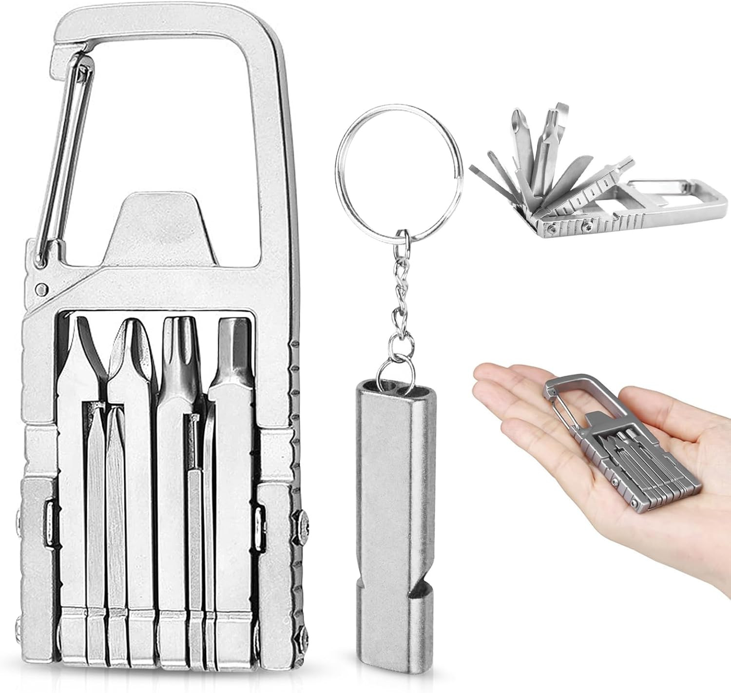 13 in 1 Jawbreaker Mini Tool Self Defense,Jawbreaker Mini Tool with Bottle Opene