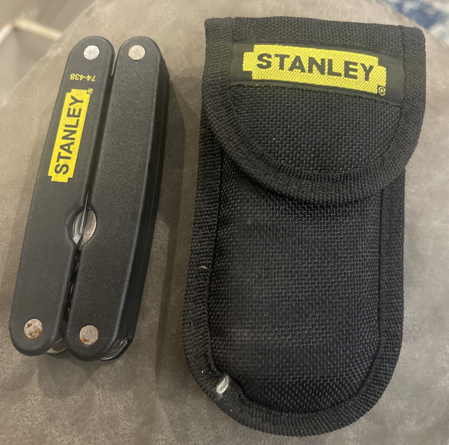 Stanley 74-438 Folding Shears/Multi Tool w/Case Scissors Snips Gardening Utility