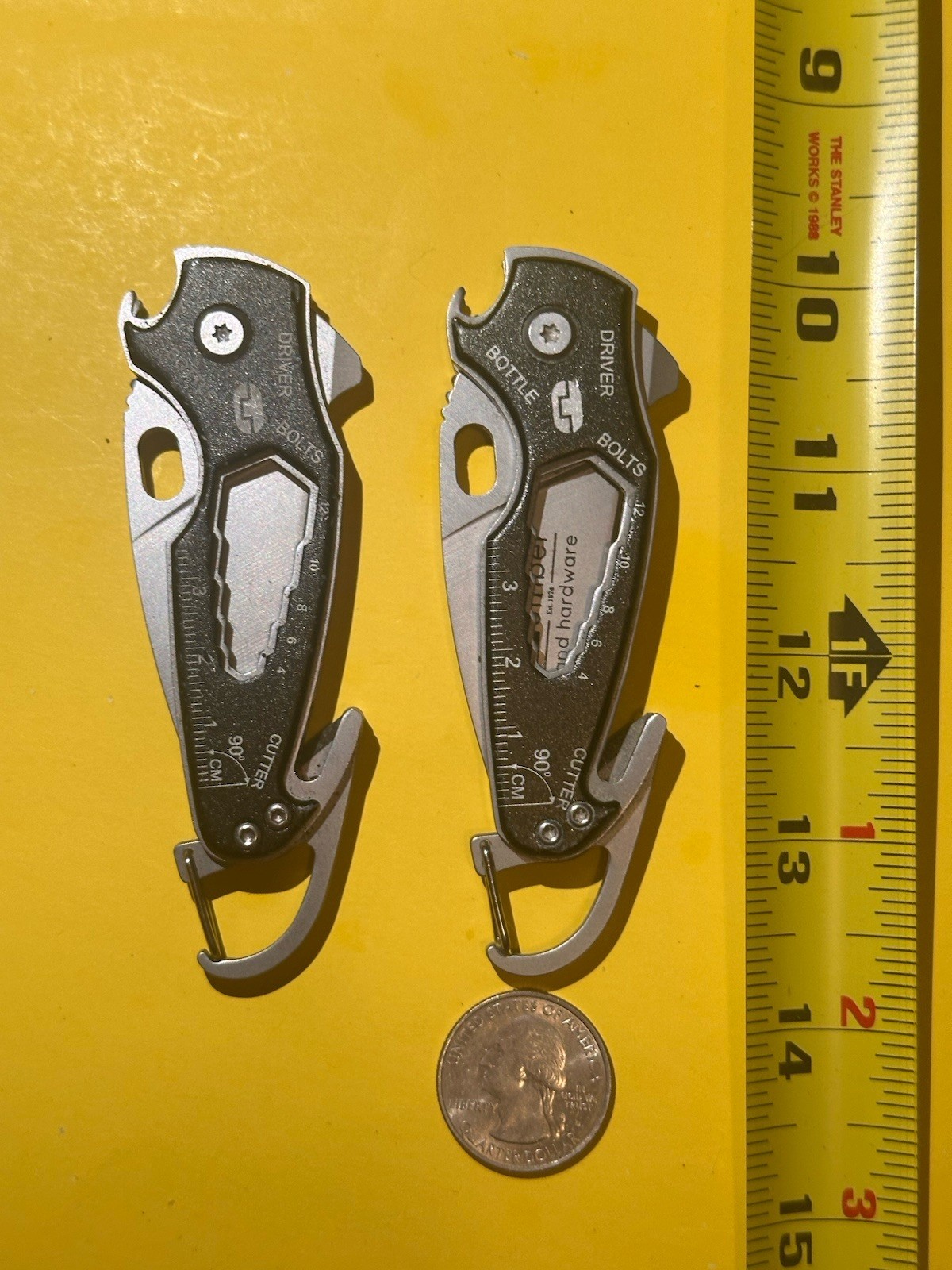 Lot Of 2 True Utility SmartKnife 11-in-1 Multi Tool Weatherproof Case TU573