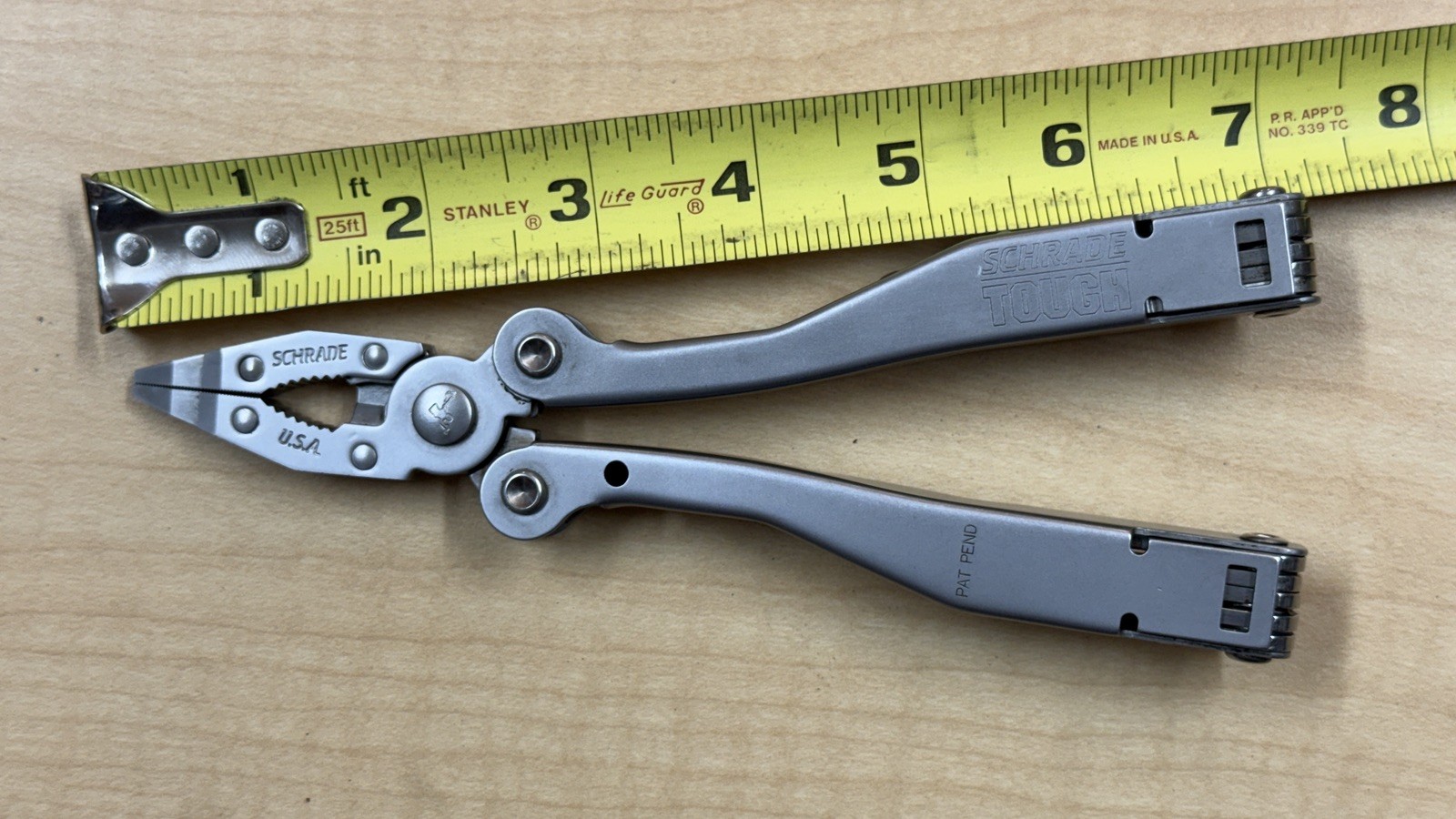 Schrade Tough-Tool Multi-Tool Pliers Knife with Leather Sheath! Made In USA!!!