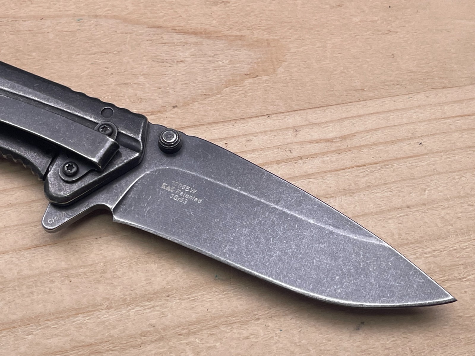 Kershaw 1306BW Filter KAI Patented 3Cr13 SpeedSafe A/O Folding Pocket Knife