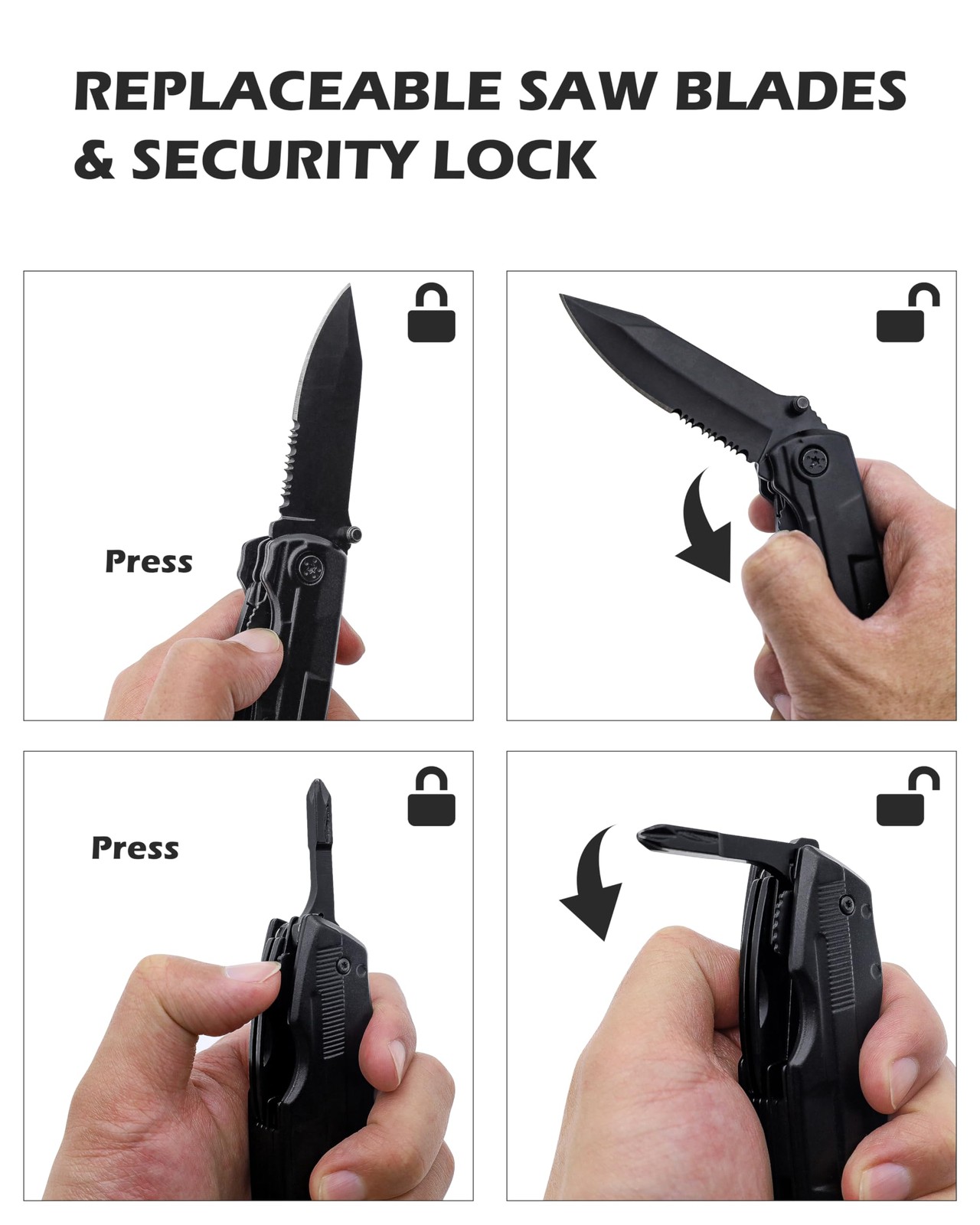 Multi-Tool 19-in-1 Essential Survival Tools and Multitools Plier- Gift for Me…