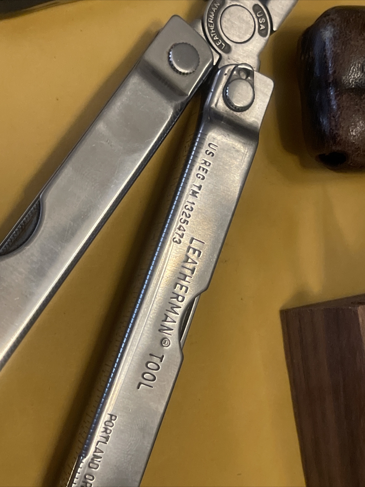 Vintage Leatherman Multi Tool US REG TM 1325473 With Case And Misc Other Items