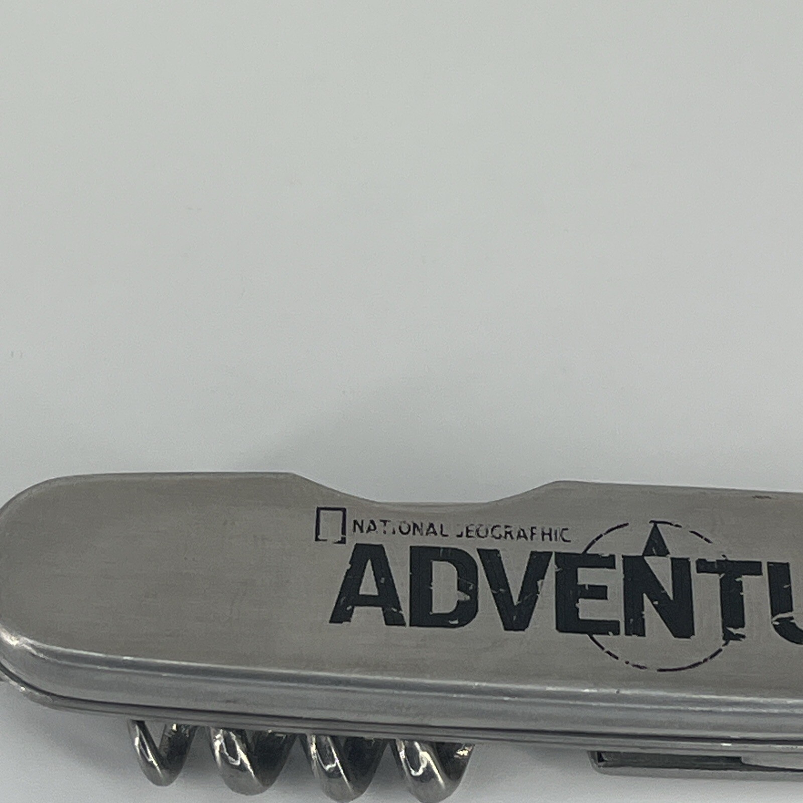 National Geographic Adventure Folding Knife Multi-Tool Bottle Opener Corkscrew