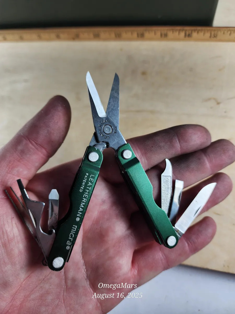 Leatherman Micra Green #3 Light usage
