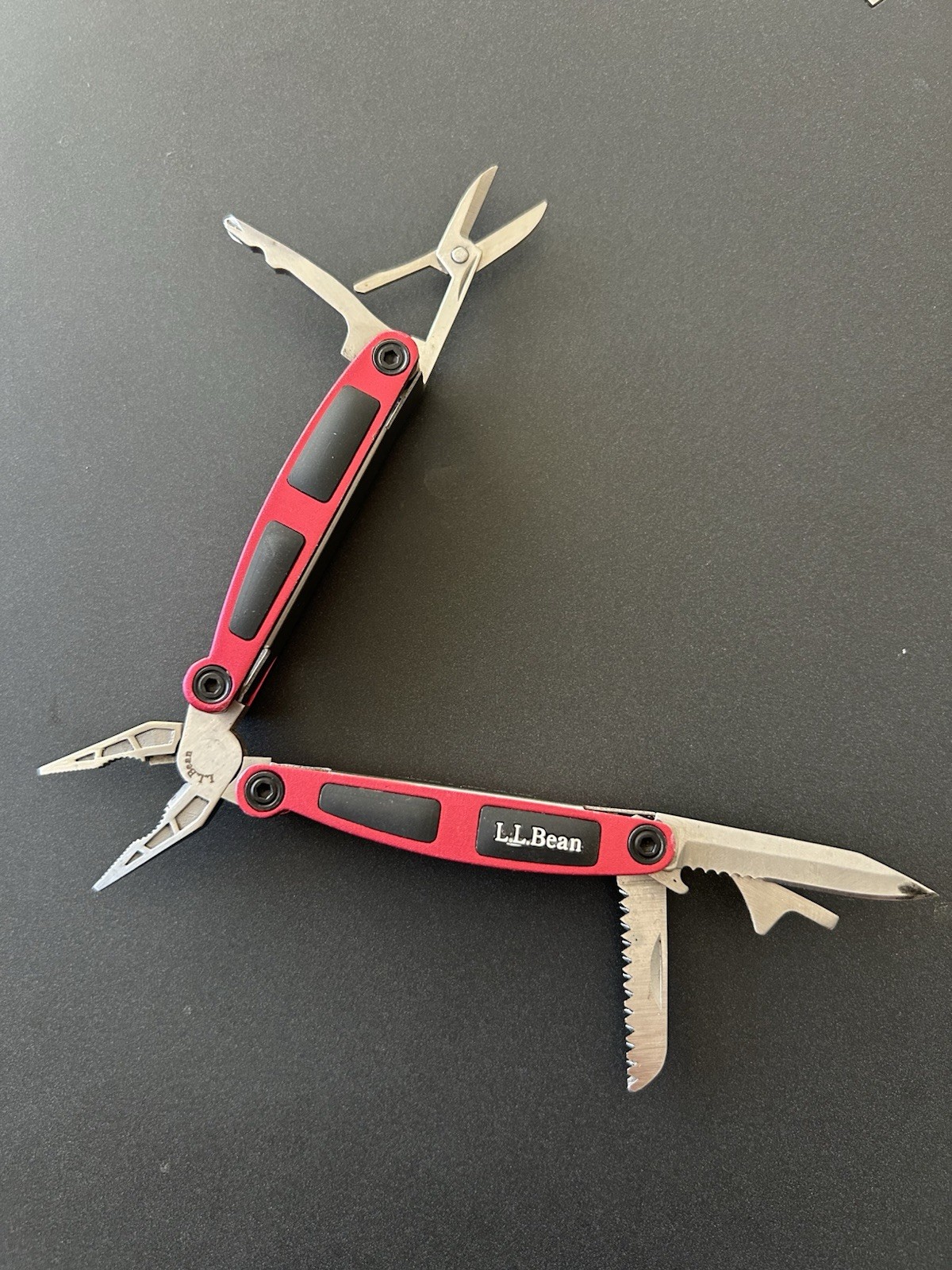 L.L. Bean pocket tool, red