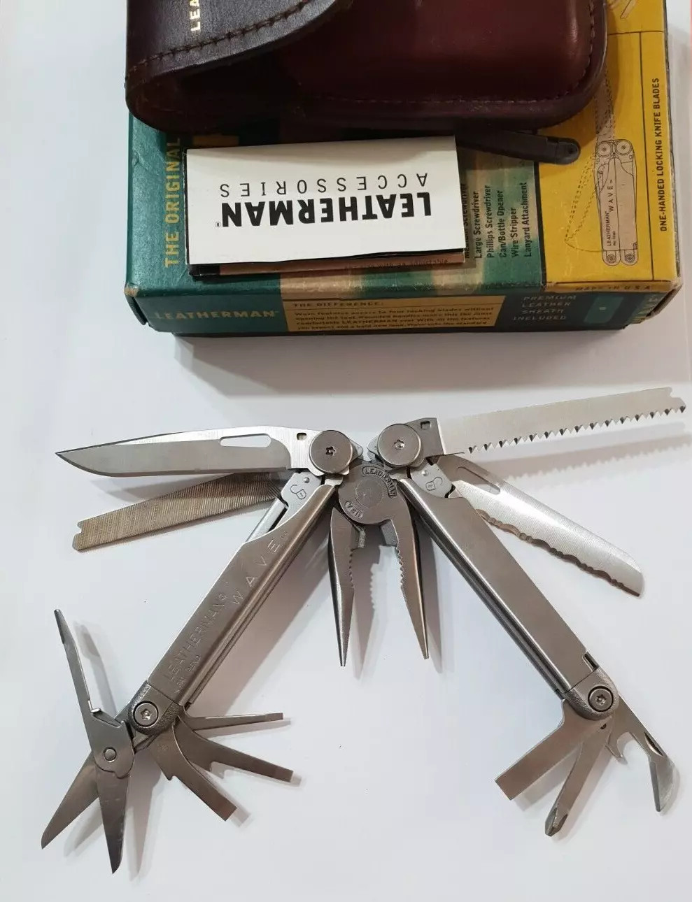 🔥🔥 Leatherman Original Wave OG New Retired Very Rare Box Collectable Pat Pend