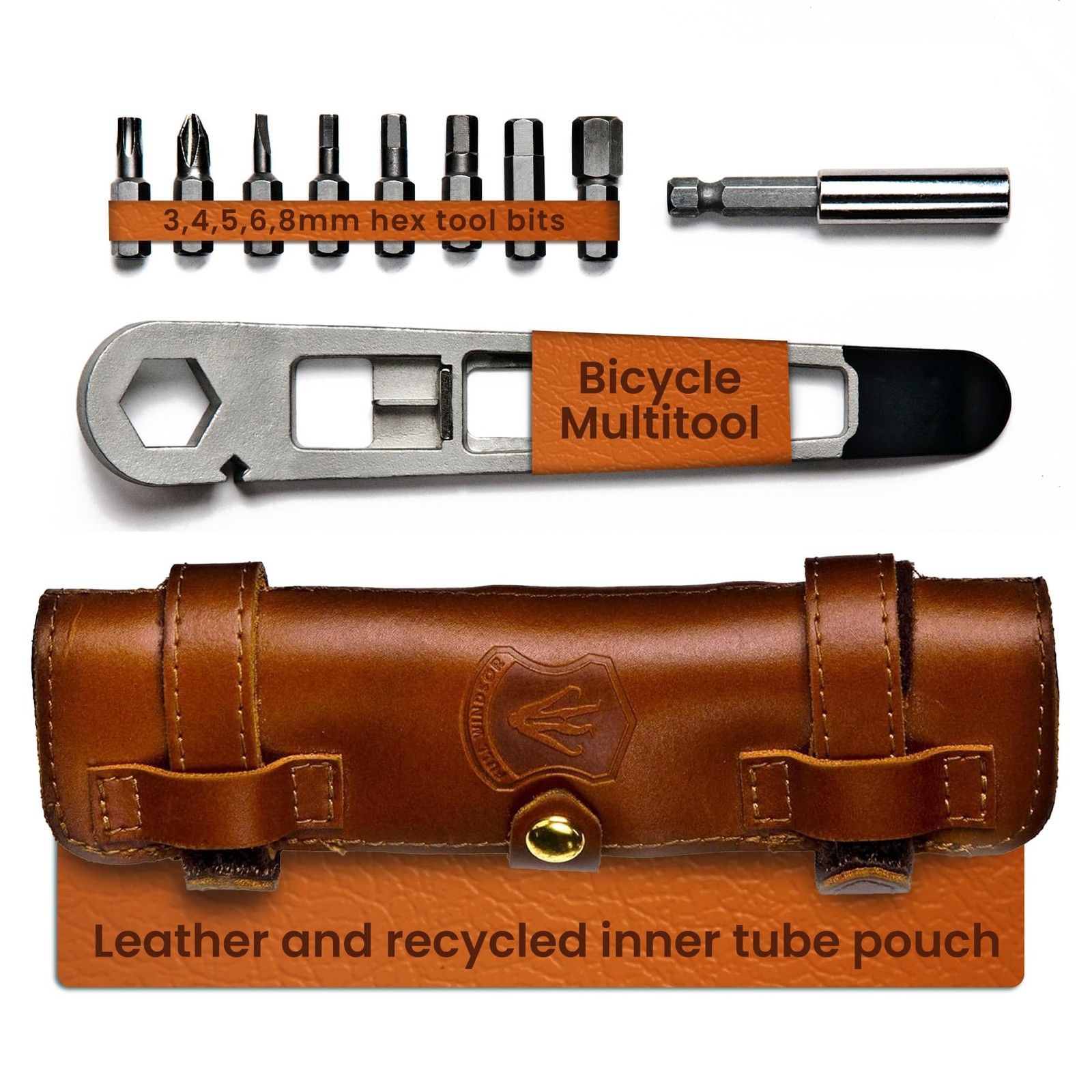 The Nutter Bicycle Repair Kit “ Portable Multi Tool For Mtb Road & Dirt Bikes “