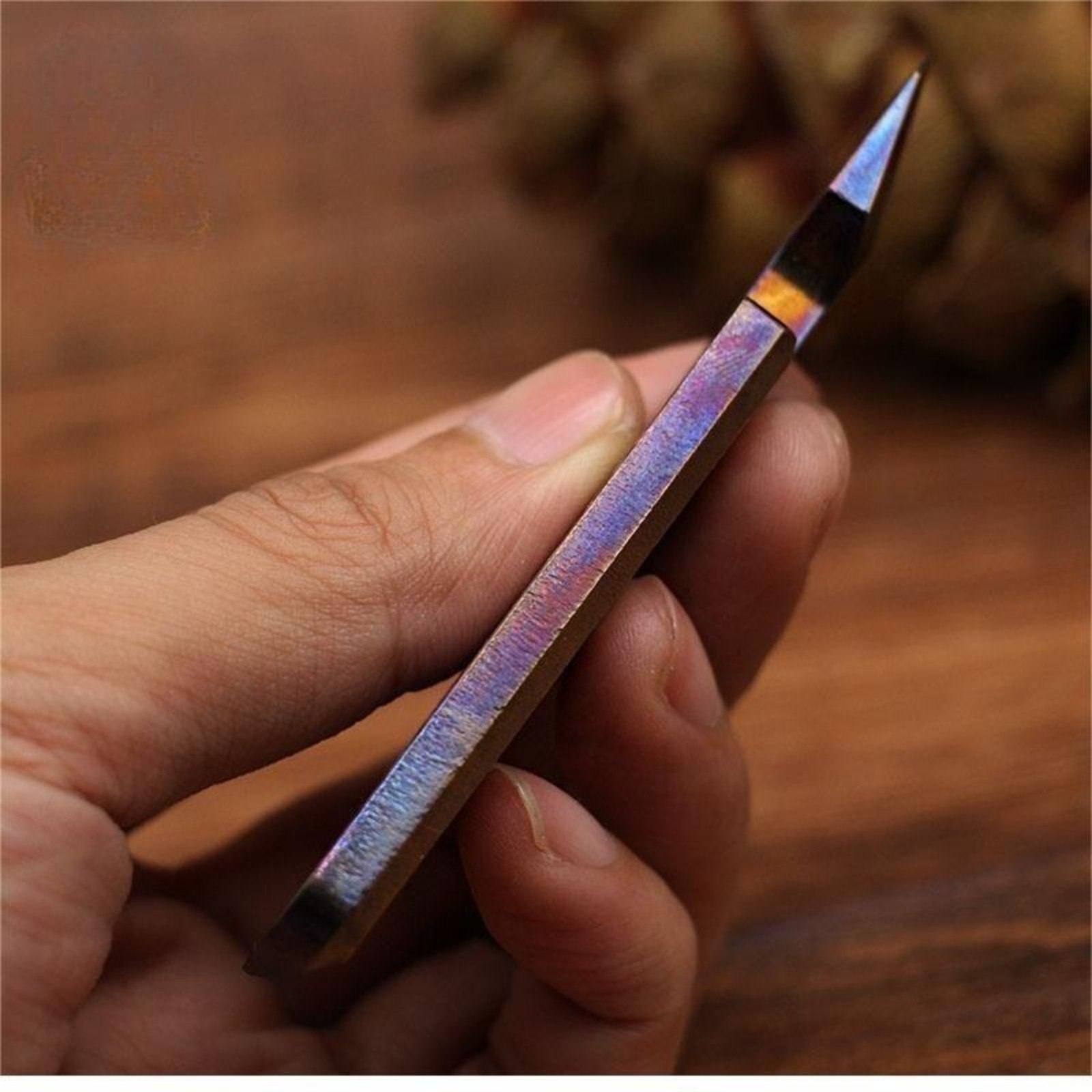 EDC Titanium Pry Bar Crowbar Pocket tool Outdoor Camping Multi Tools