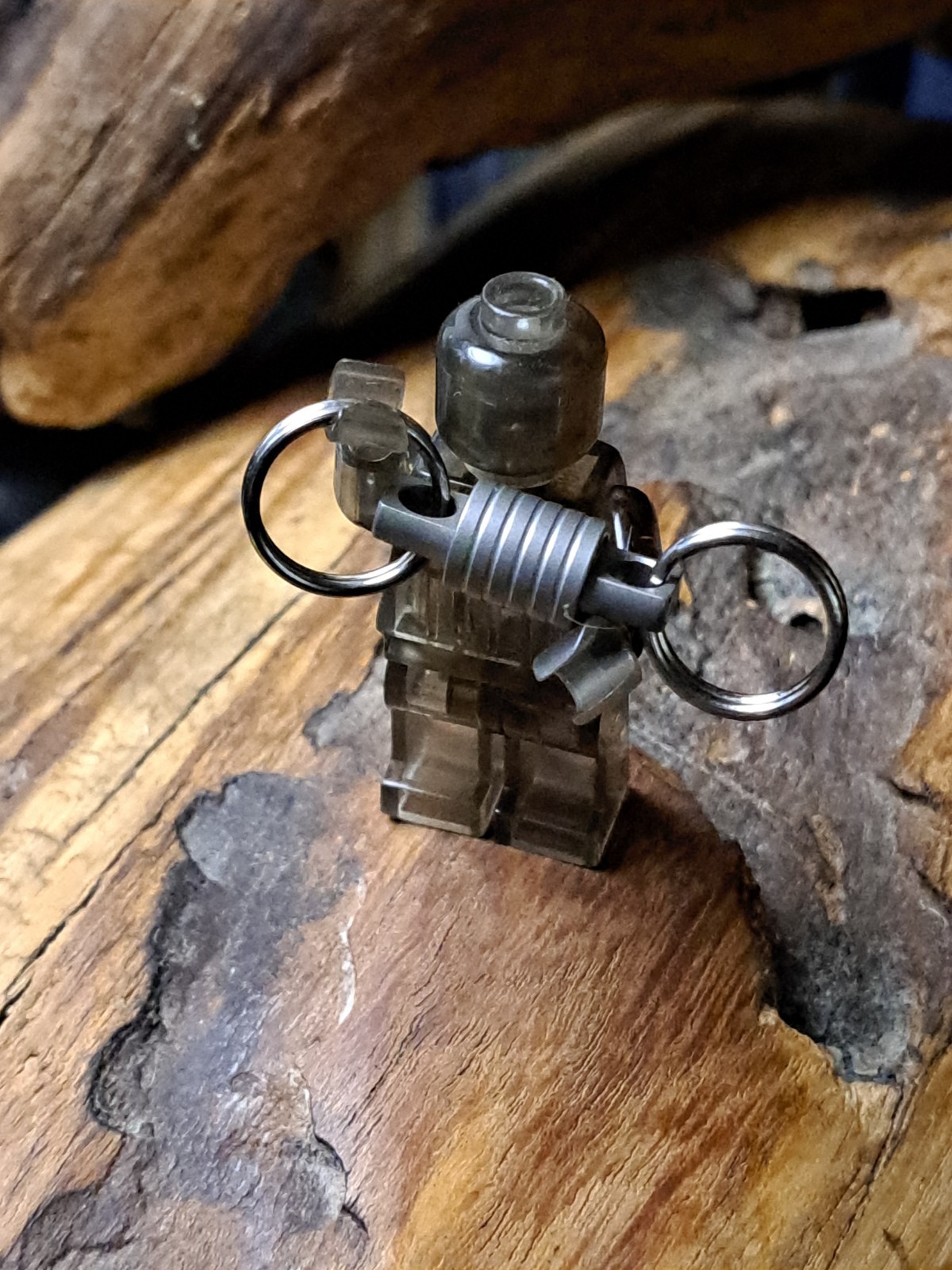 Pro Super Mini Series Titanium Swivel With 12mm Titanium Keyrings