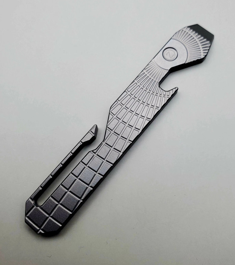 OZ Machine Co. Titanium Pry Bar – Milled Rare! USA Custom Made