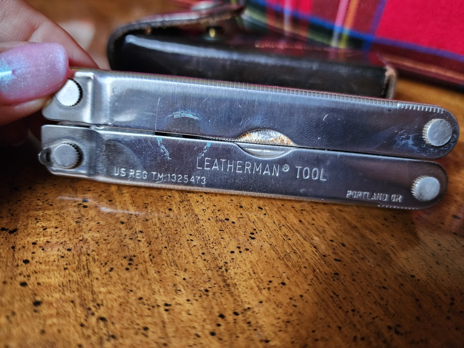 Vintage Leatherman Multi-tool With Brown Case Very Good Condition