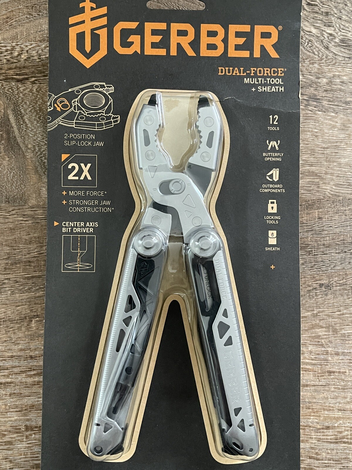 Gerber Dual Force Multi-Plier sealed in blister (US buyers), no blister (Global)
