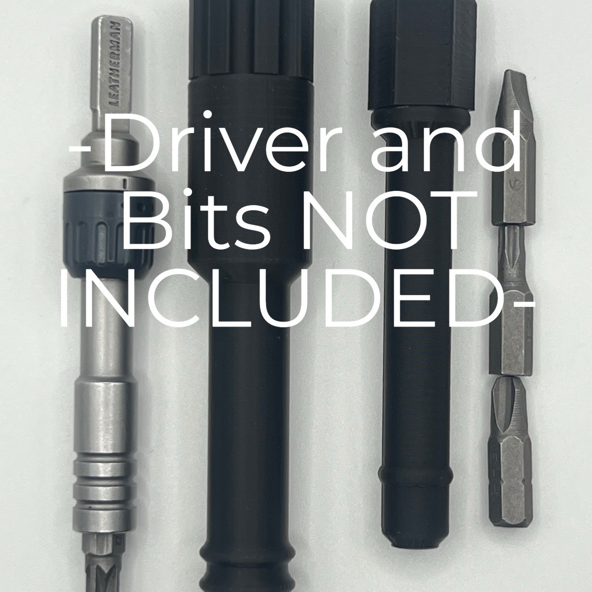 For Leatherman Ratcheting Bit Driver. Case For Driver And Hex Bit/Flat Bit Tube