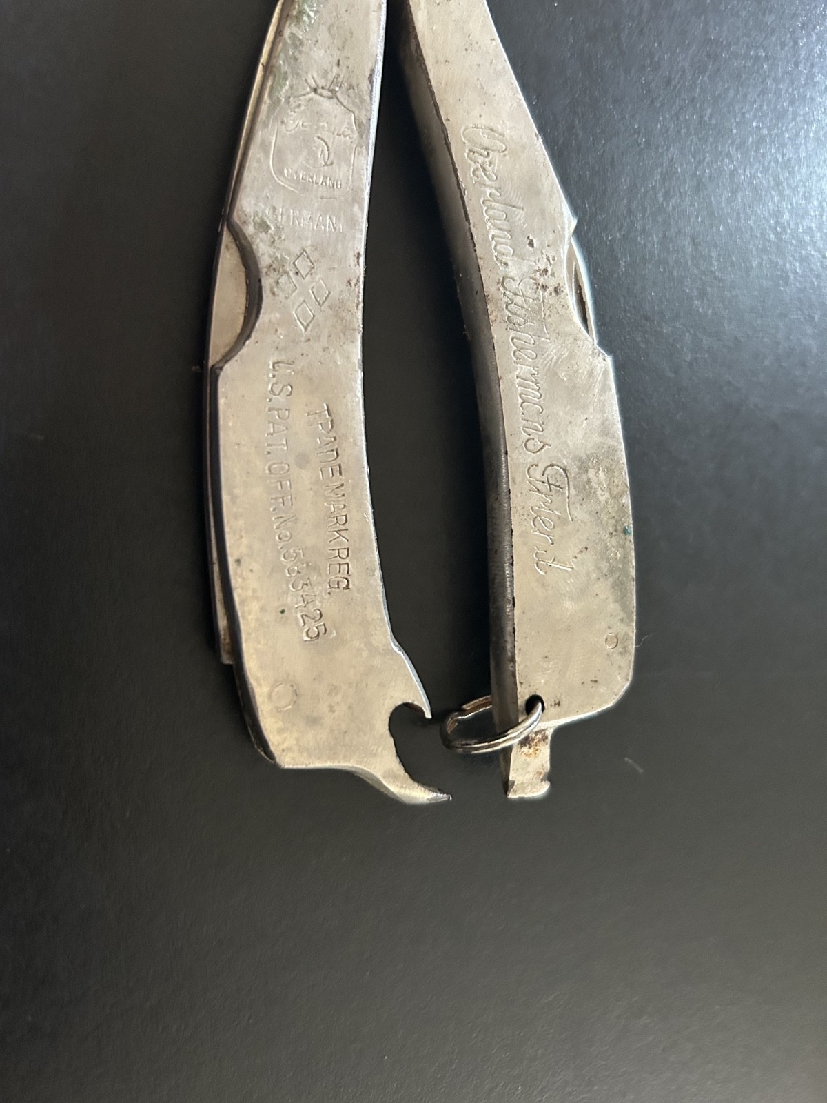 Overland Fisherman’s Friend Pliers Multitool w/ Leather Sheath No. 583425