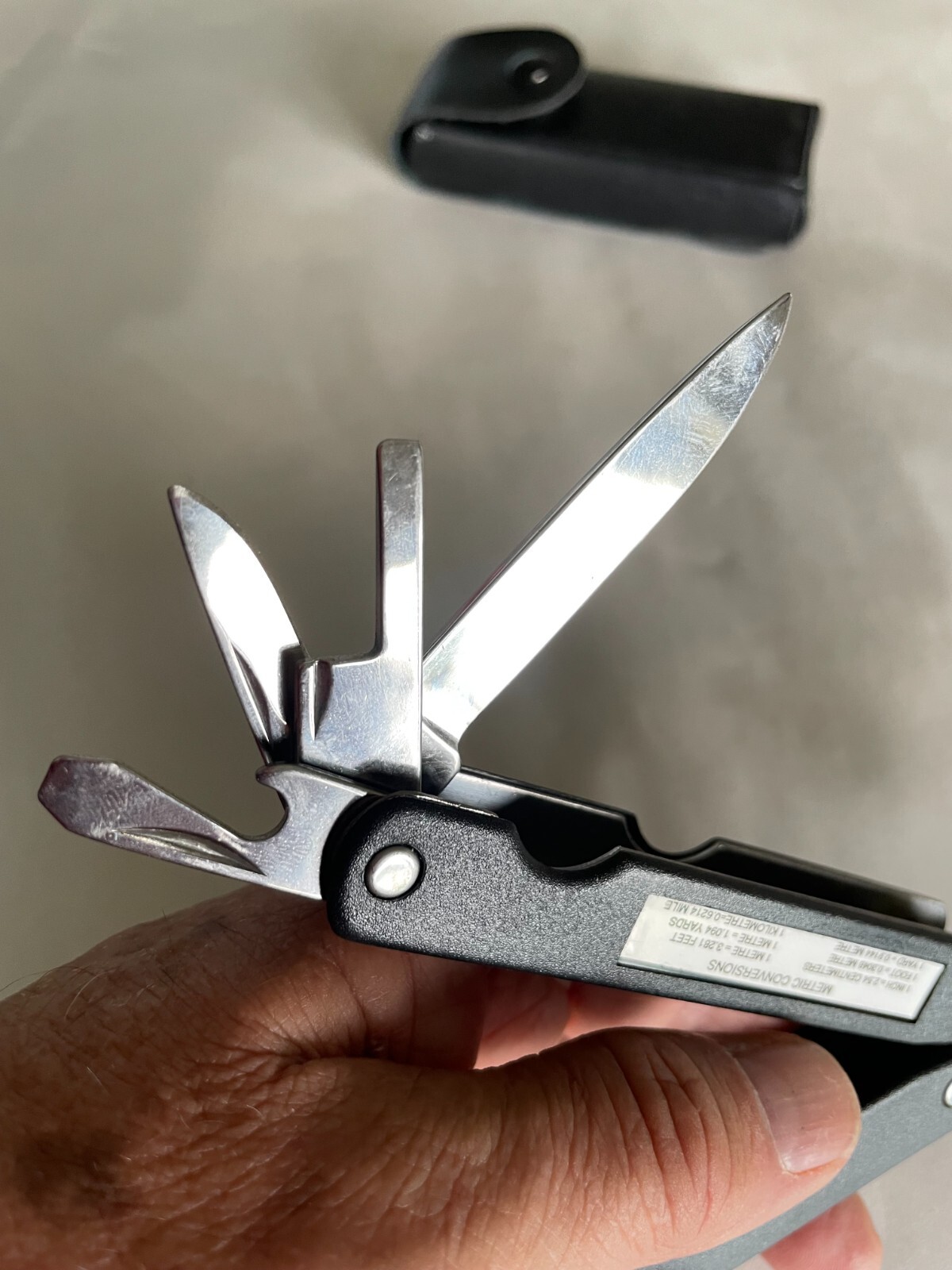 KR TOOLS, 15 Function Multi-Pliers Bluntnose Tool Carry Case