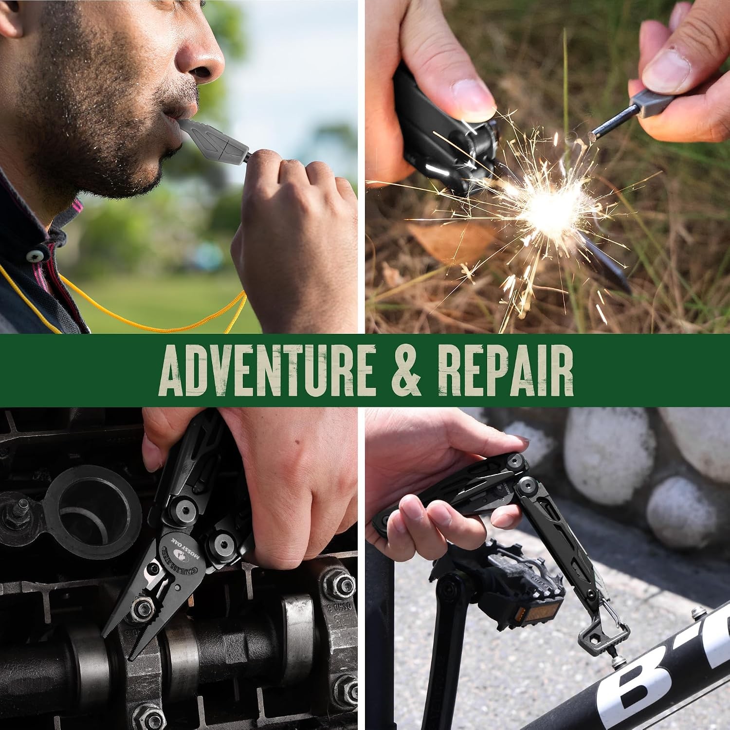 27-in-1 CNC Machined Multitool Pliers Set with Pocket Knife and 27 Functions