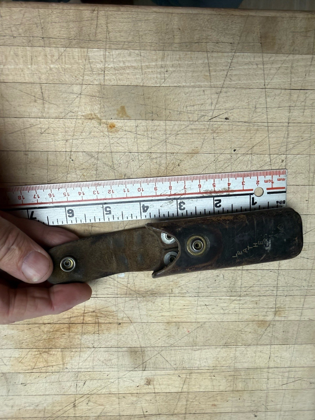 Vintage Leatherman Genuine Multitool Sheath Leather