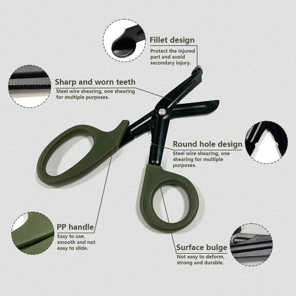 Medical Scissors Survive Paramedic Medical Rescue Scissor Gauze Tactical First A