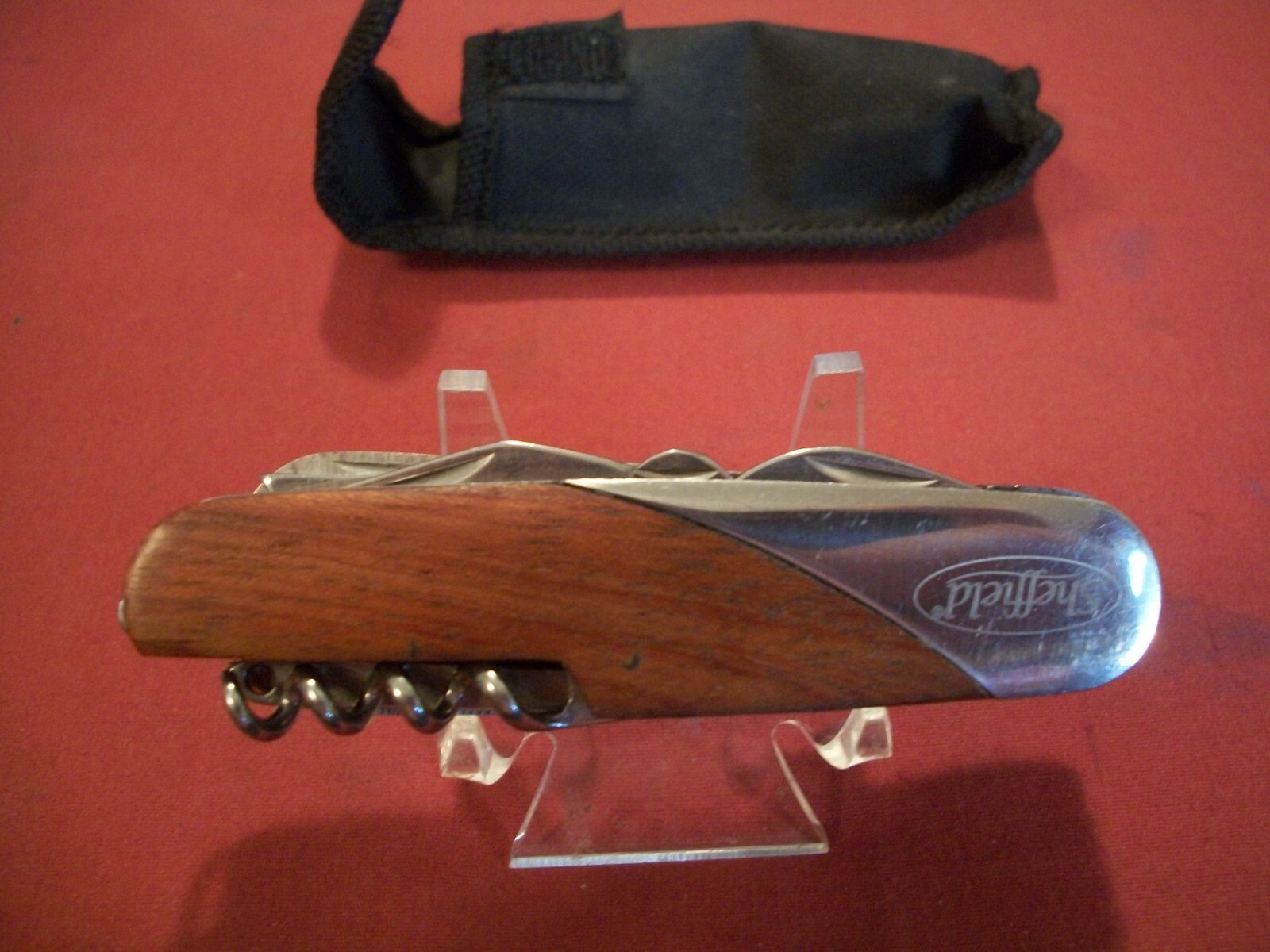Sheffield Sportsman Multi Blade [11] Tool Knife, Fish Hook Remover & scaler NOS