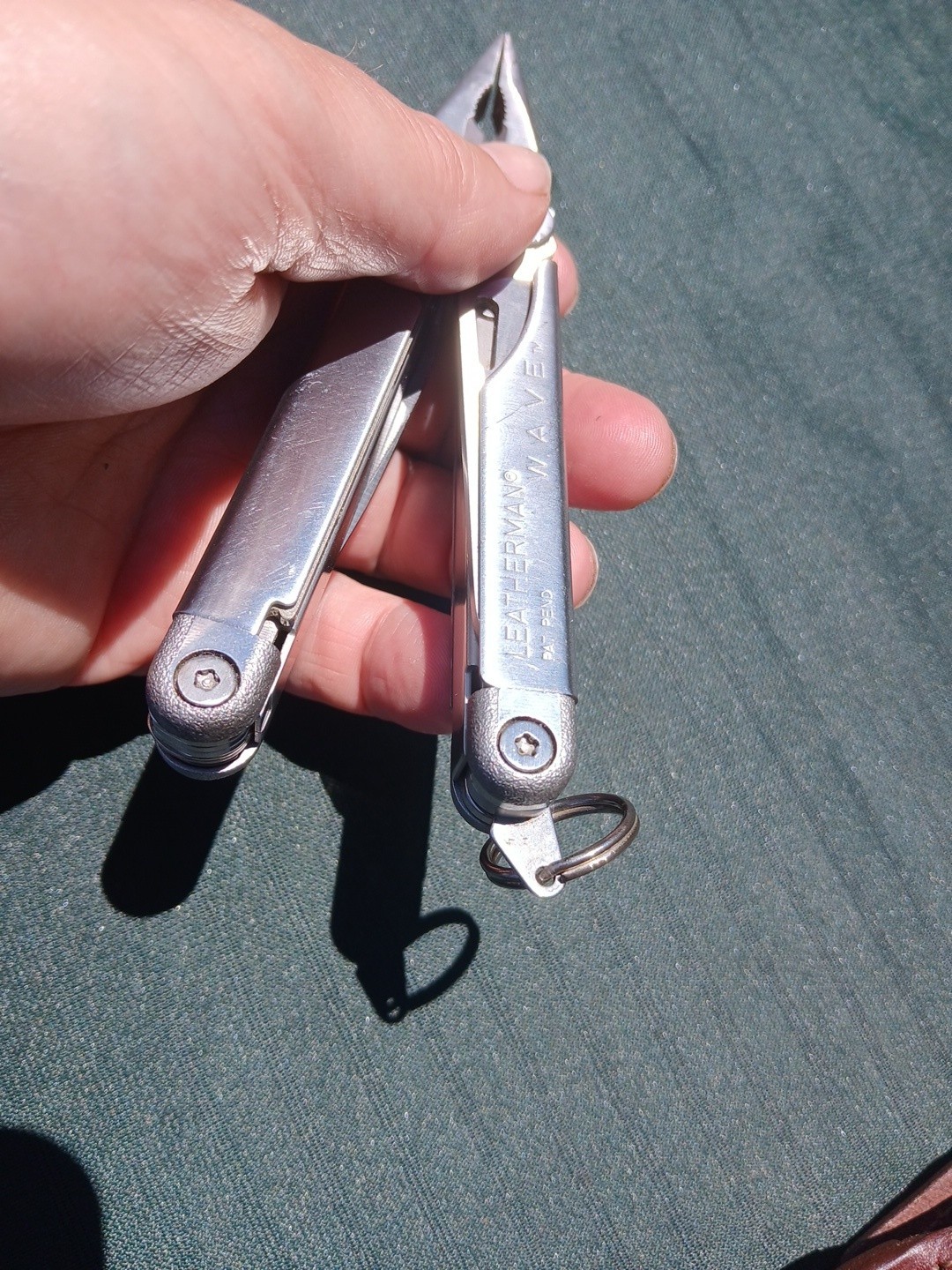 OG Leatherman Wave Multi Tool w/ Brown Leather Case Minty (H)