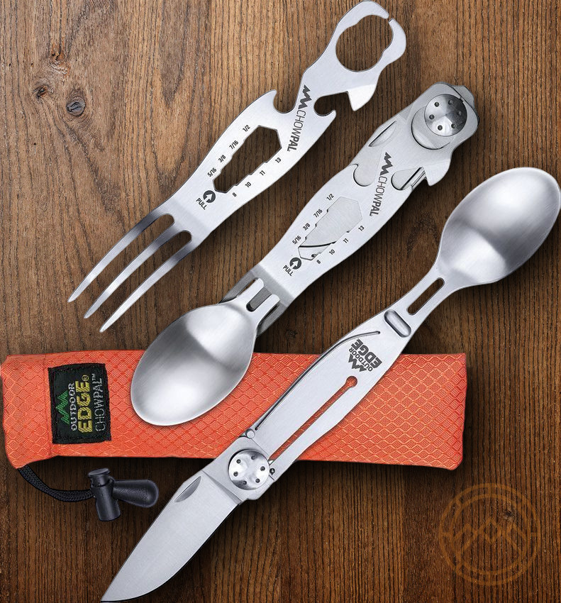 Outdoor Edge ChowPal Slide Apart Mealtime Multi Tool With 420J2 Stainless Steel